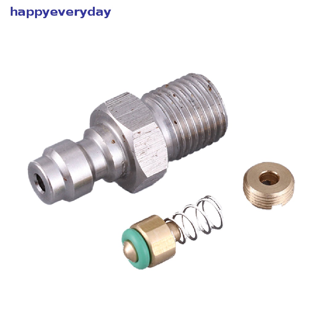 [Selamat] Pcp Paintball Pneumatic Quick Coupler 8mm M10x1 Male Plug Adapter Fitg1/8NPT [ID]