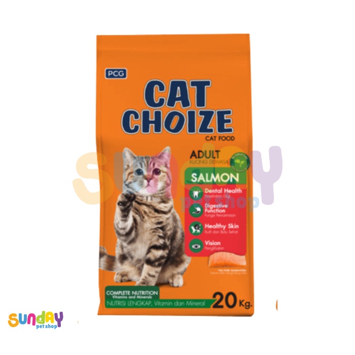 CAT CHOIZE Karung - Salmon Makanan Kucing 20kg Single Pack - ADULT