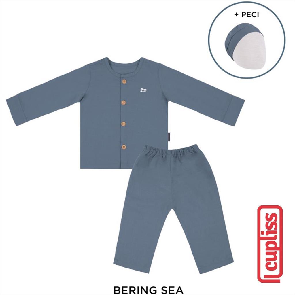 Bering Sea Little Palmerhaus Jardin Koko Set n Peci Baju Koko Anak