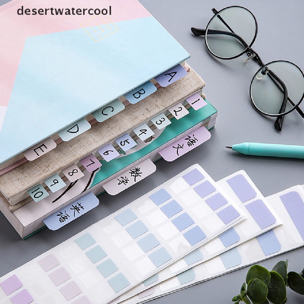 Deid 240pcs Multicolor Sticky Writable Removable Indeks Tab Spidol Bookmark Notes Martijn