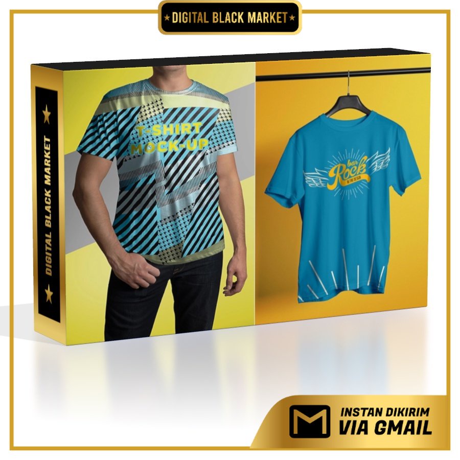 Tshirt Mockup Male Model Classic Edition