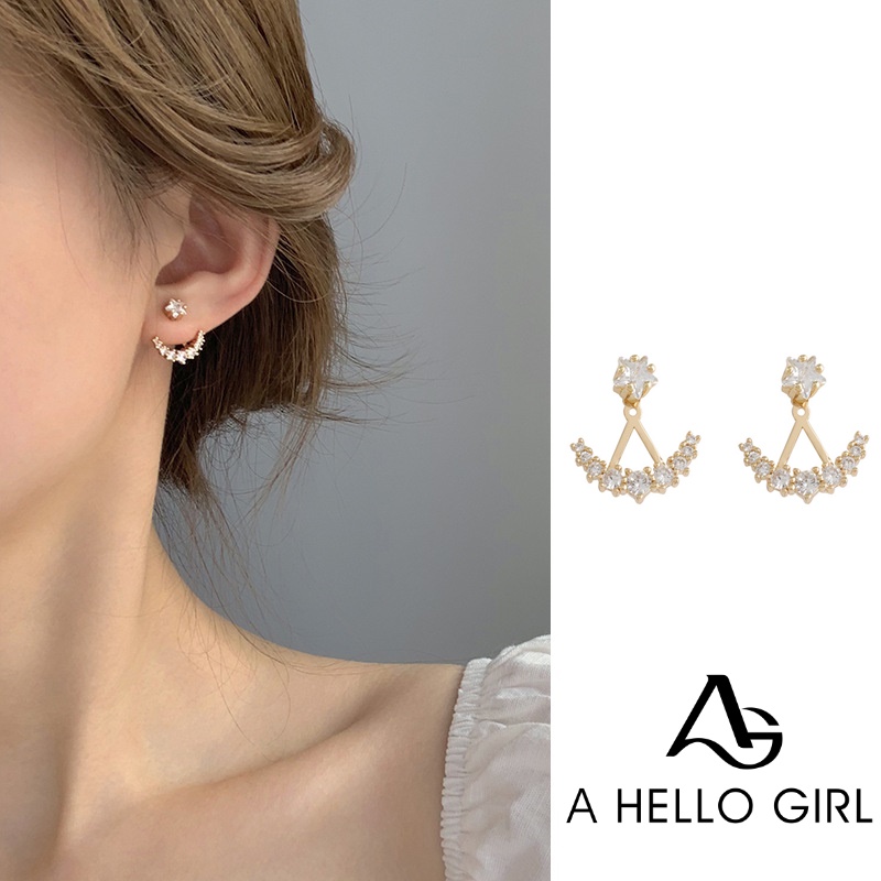 Anting-Anting Dengan Berlian Imitasi Untuk Wanita
