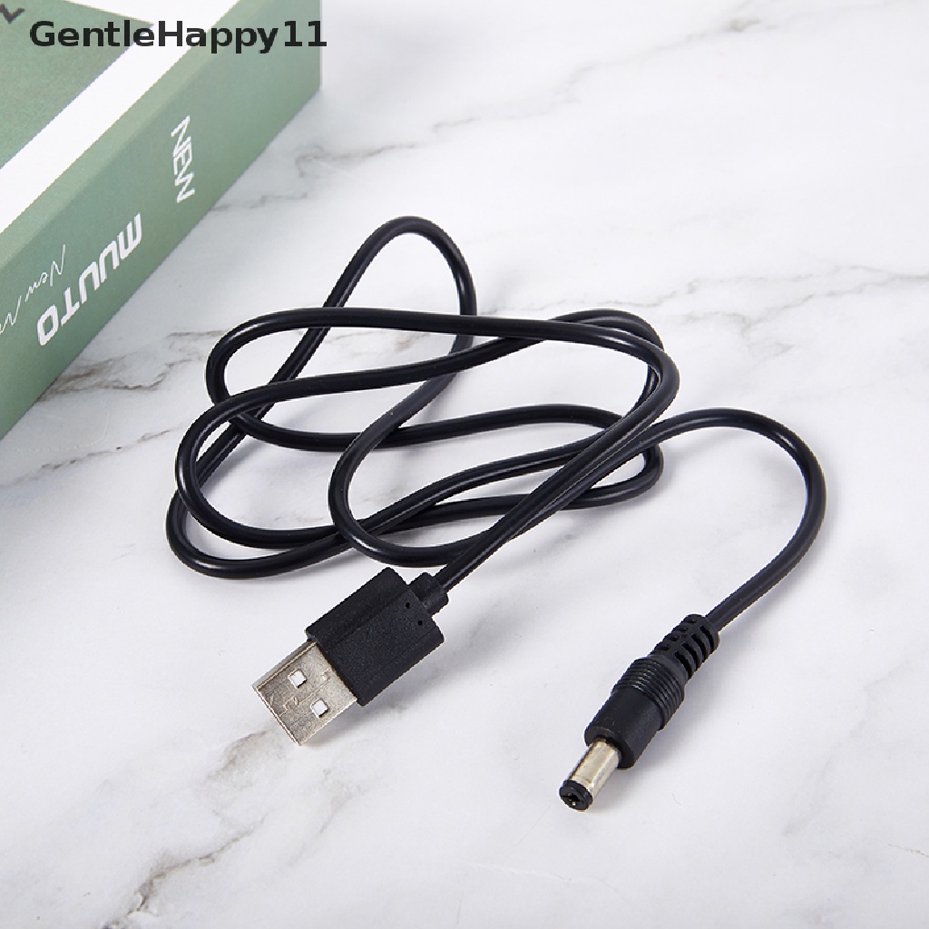 Gentlehappy Kabel Charger Adaptor USB Konverter DC Untuk Alat Cukur Rambut Clipper DC5.5 * 2.1mm id