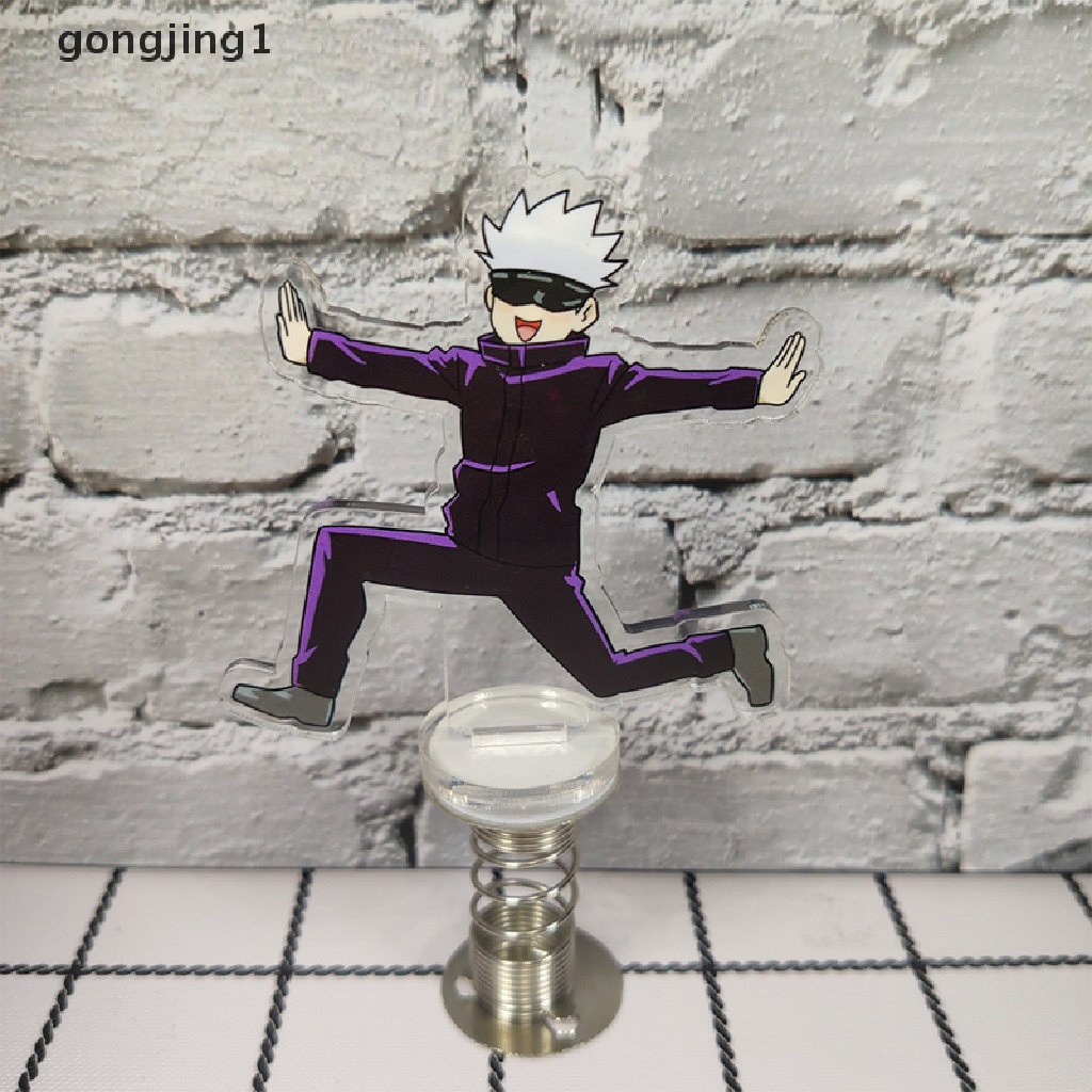 Ggg Anime Jujutsu Kaisen Gojou Shake Action Figure Model Berdiri Piring Meja Decor ID