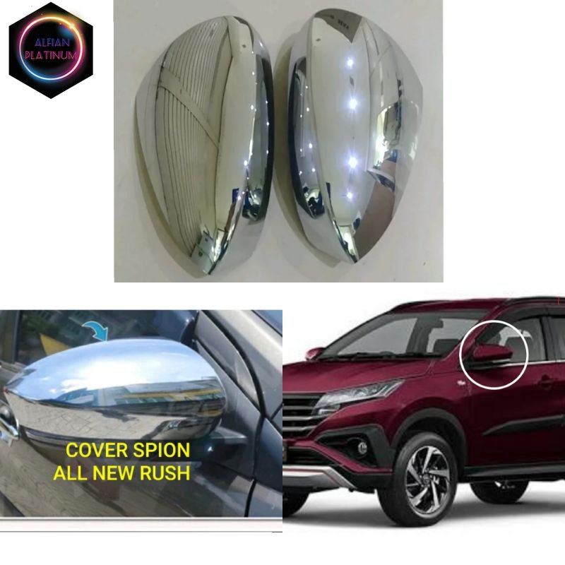 Cover spion chrome All new Rush/Terios 2018-2021. Variasi Mobil