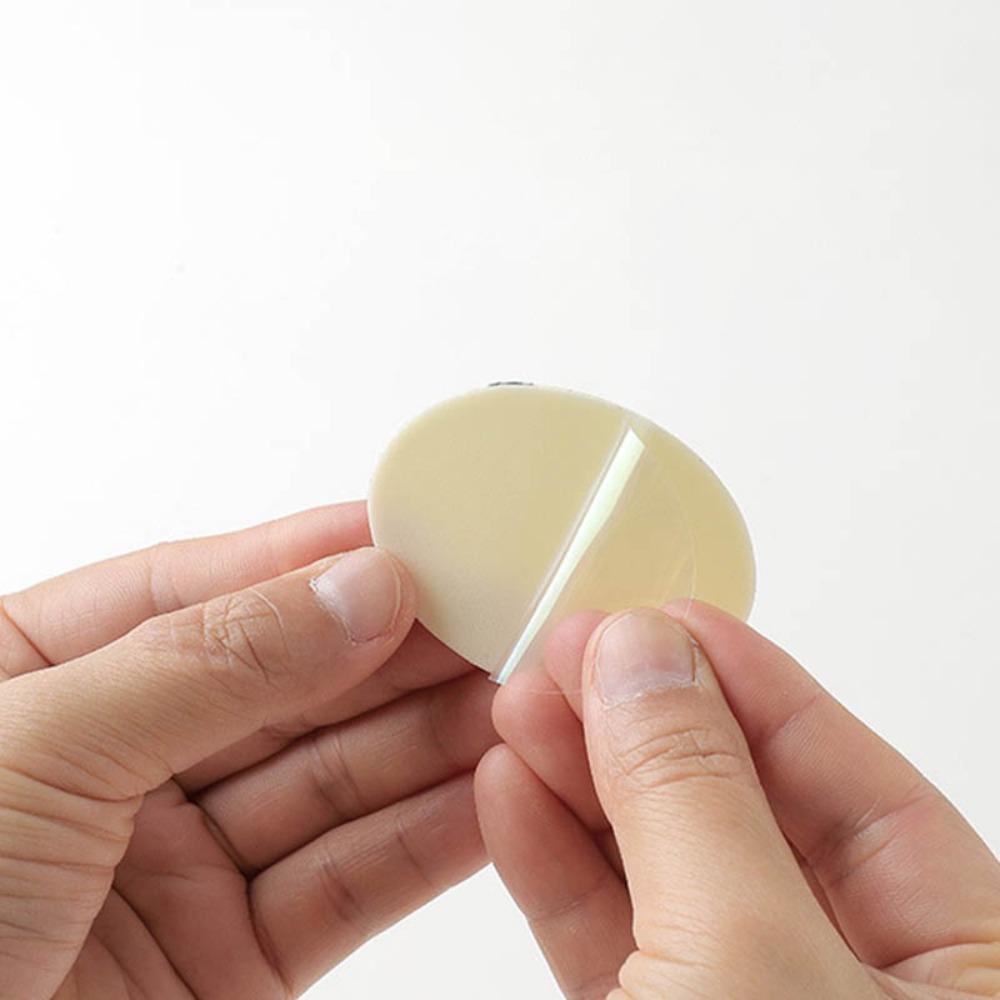 [Elegan] Hook Menempel 2Pcs Gantungan Tempel Dinding Perekat Diri Bentuk Oval Alat Penyimpanan Plug Hook