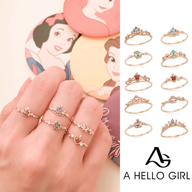 Cincin Desain Hello Kitty Warna Rose Gold Untuk Wanita