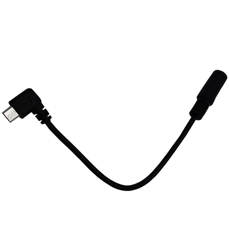 Zzz Black Micro USB Male to 35mm Headphone Earphone Adapter Socket Wire Cable Converter Line Aplikasi Lebar