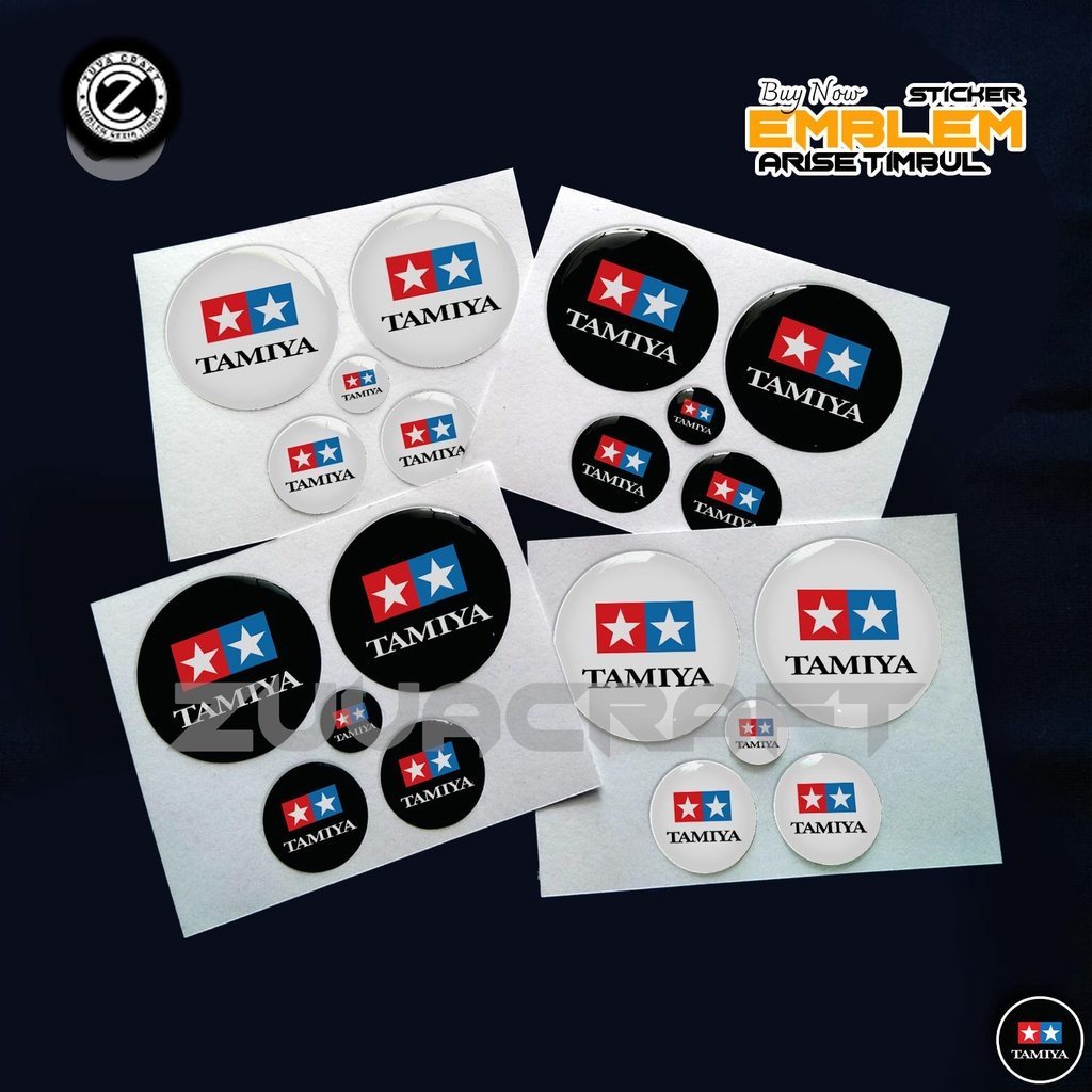 STIKER MOTOR 1 SET STIKER MOTOR LOGO TAMIYA STIKER NMAX STIKER AEROX STIKER EMBLEM NMAX AEROX LEXI