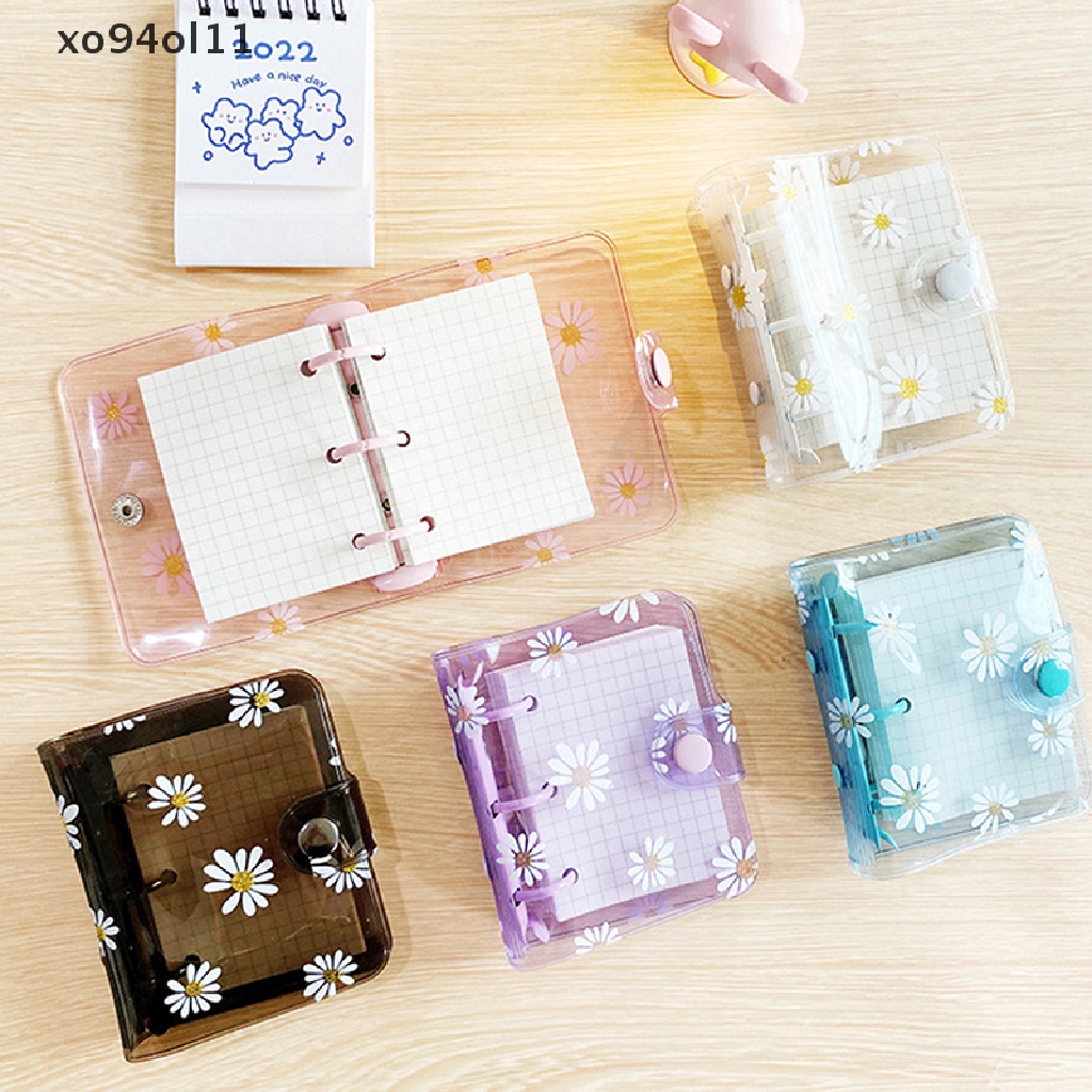 Xo Mini 3lubang Daisy Binder Note Planner Organizer Notebook Jurnal Diary Ring Binder Kawaii Perlengkapan Sekolah OL