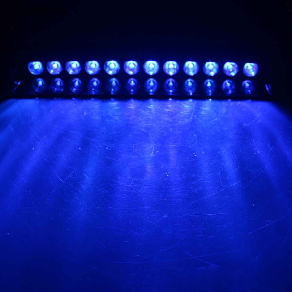 Xo Kaca Depan Mobil 12lampu LED Strobo Kedip Dash Emergency Warning Lamp Biru OL