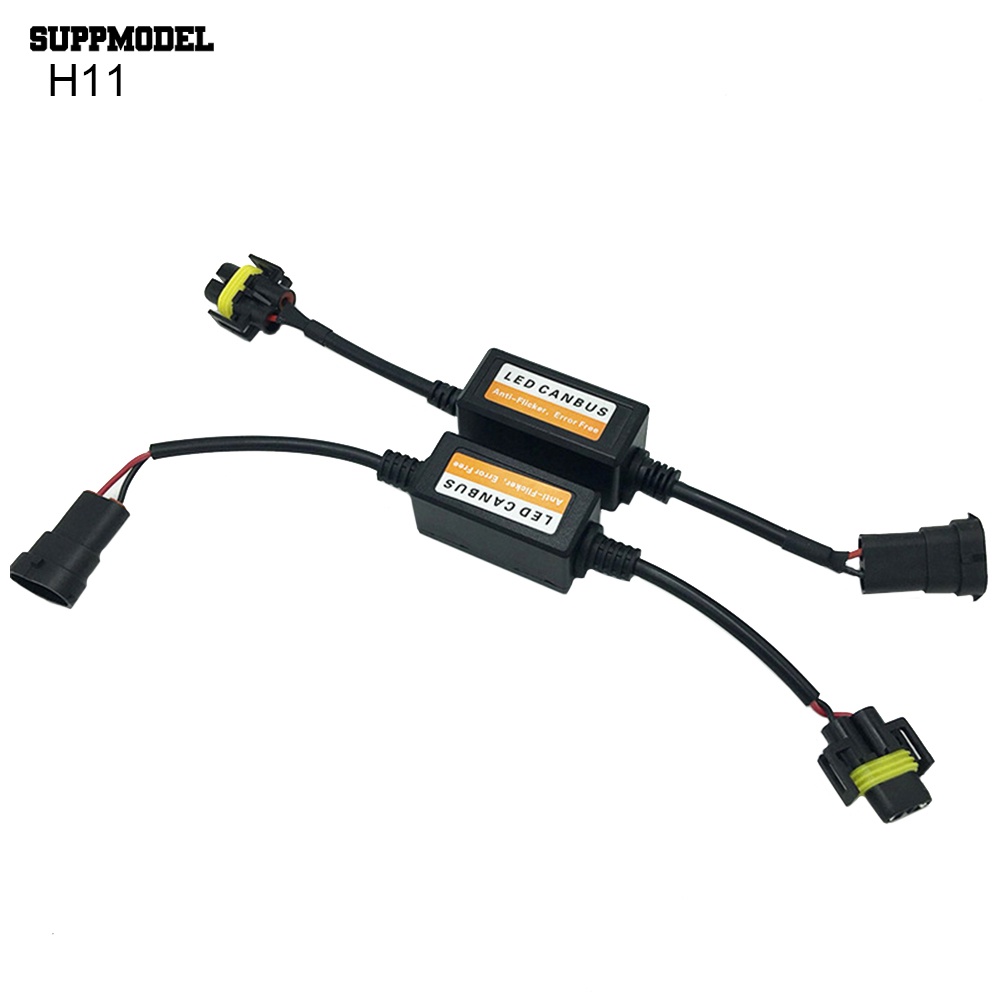 Suppmodel 1pasang H1 H4 H7 H11 9005/9006mobil Auto Error Free LED Headlight Canbus Decoder