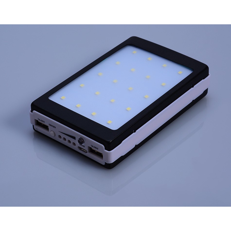 Rovtop Power Bank DIY Tenaga Solar dengan Lampu LED 4NB1MLP1