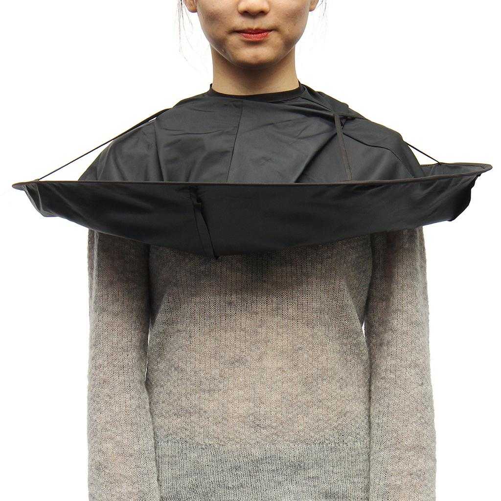DYNWAVE Jubah Potong Rambut Salon Apron Barbershop Bentuk Payung 60 cm - DYN6 ( Al-Yusi )
