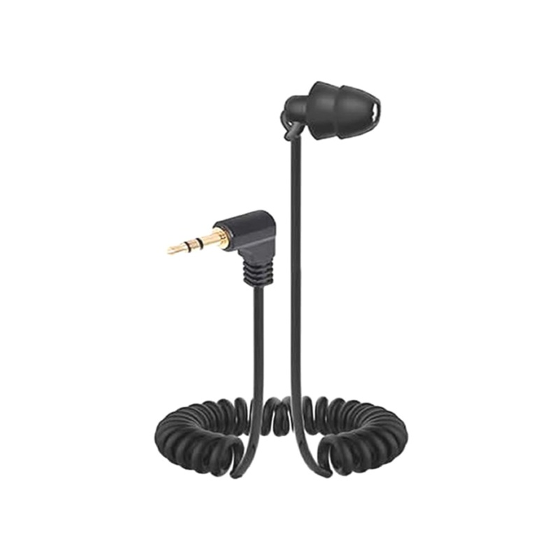 Vivi Spring Unilateral Headset Extension Line Lubang Suara Di Telinga Earbud Tunggal