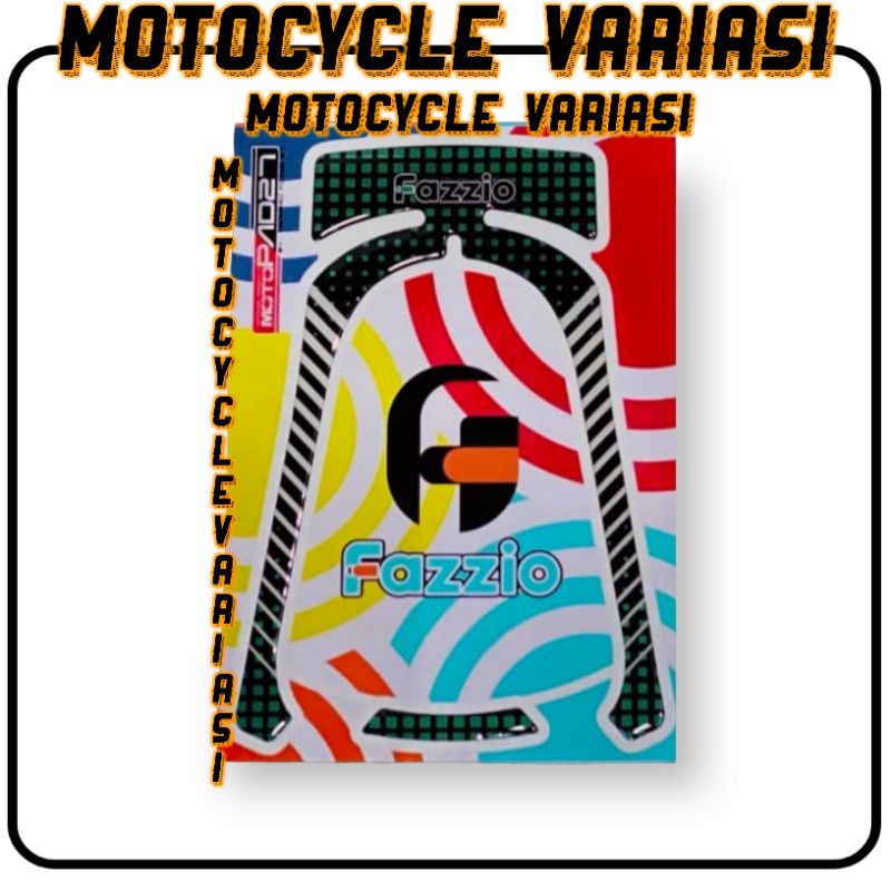 Motopad27 Sticker stiker lampu belakang Fazzio stiker fazzio premium