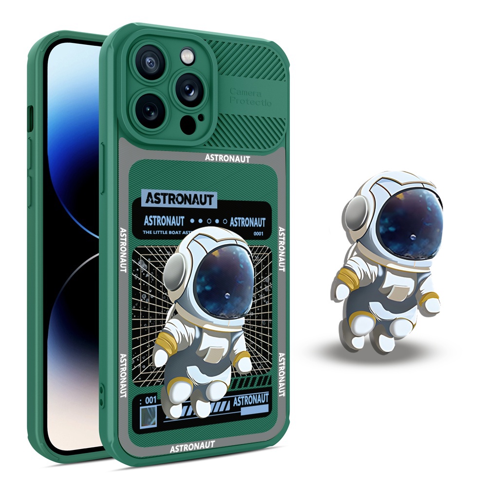 Fshion Case Kompatibel Untuk iPhone 7Plus 8Plus 11 13 14 12 Pro 6 6S 7 Max8 Plus XR X XS MAX Mewah Tekstur Serat Silang Serat Karbon Silikon Ruang Astronot Shockproof Case BY