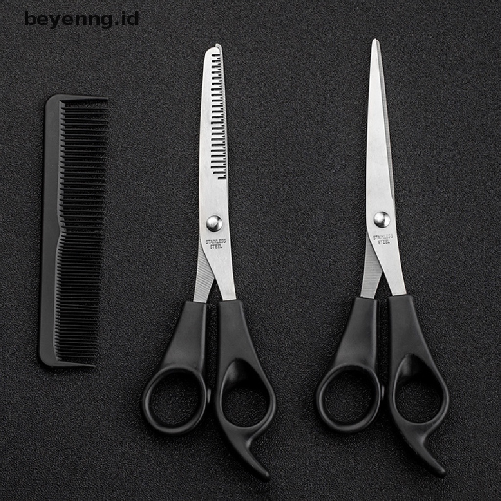 Beyen Hair Cutg Gunting Penipis Shears Set Hairdressing Salon Profesional/Barber ID