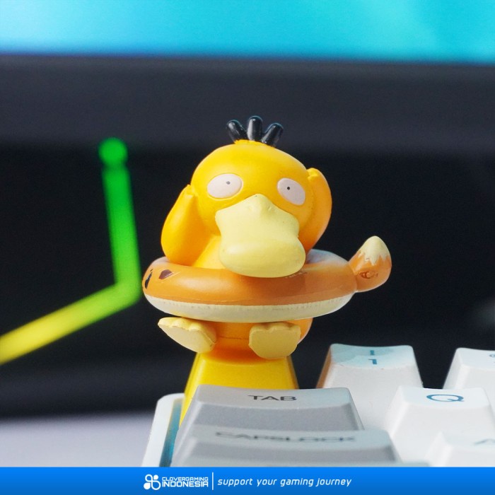 Keycaps CLV Psyduck Lifebuoy Artisan Keycaps for Mechanical Keyboard