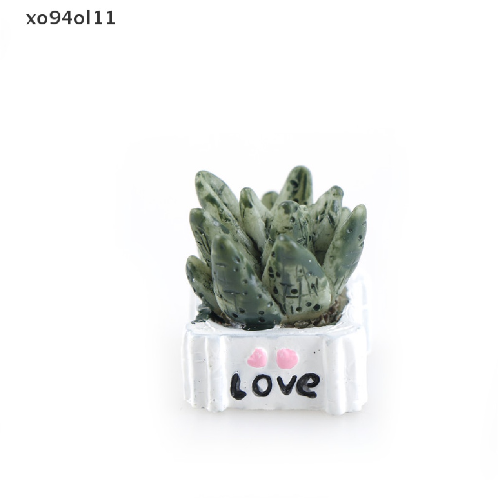 Xo 4 Pcs Tanaman DIY Resin Peri Taman Kerajinan Dekorasi Miniatur Micro Gnome Terrarium Hadiah OL