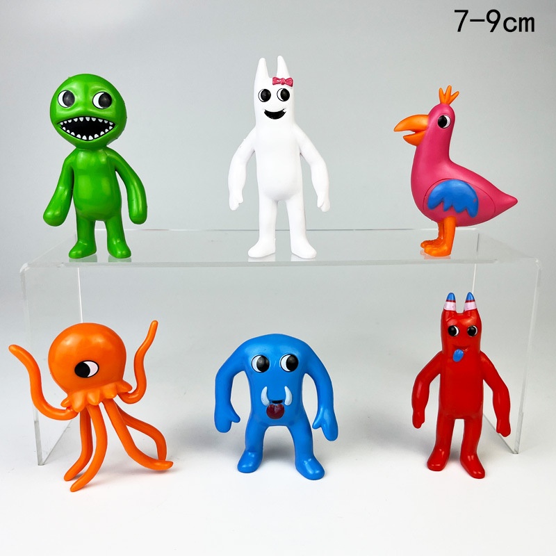 12pcs/set Garten of Banban Figure Model Mainan Dekorasi Handmade Boneka Anak Hadiah