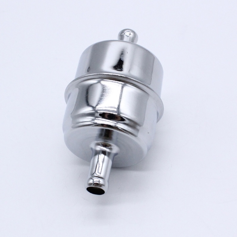 Sun Tabung filter Bahan Bakar Mobil-Chrome Plated 3selang 8inch Ffc10019746 Untuk Chevy-Ford