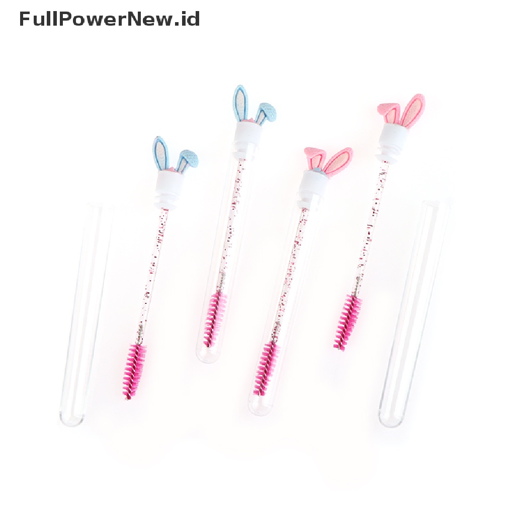Power Rabbit Sikat Bulu Mata Maskara Wands Spoolies Tabung Kristal Make Up Brush Tools ID