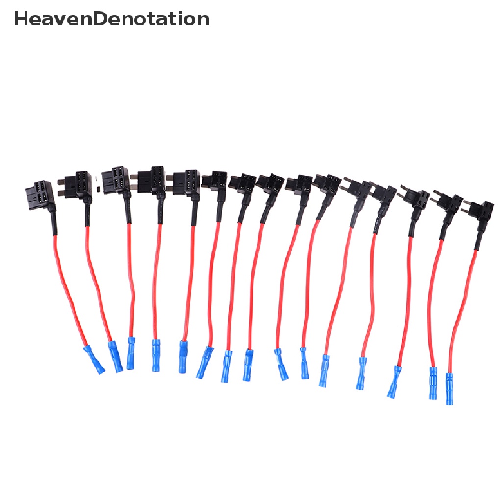 [HeavenDenotation] 5pcs Holder Sekring Mobil Add-a-circuit TAP Adapter Micro Mini Standard ATM Fuse HDV