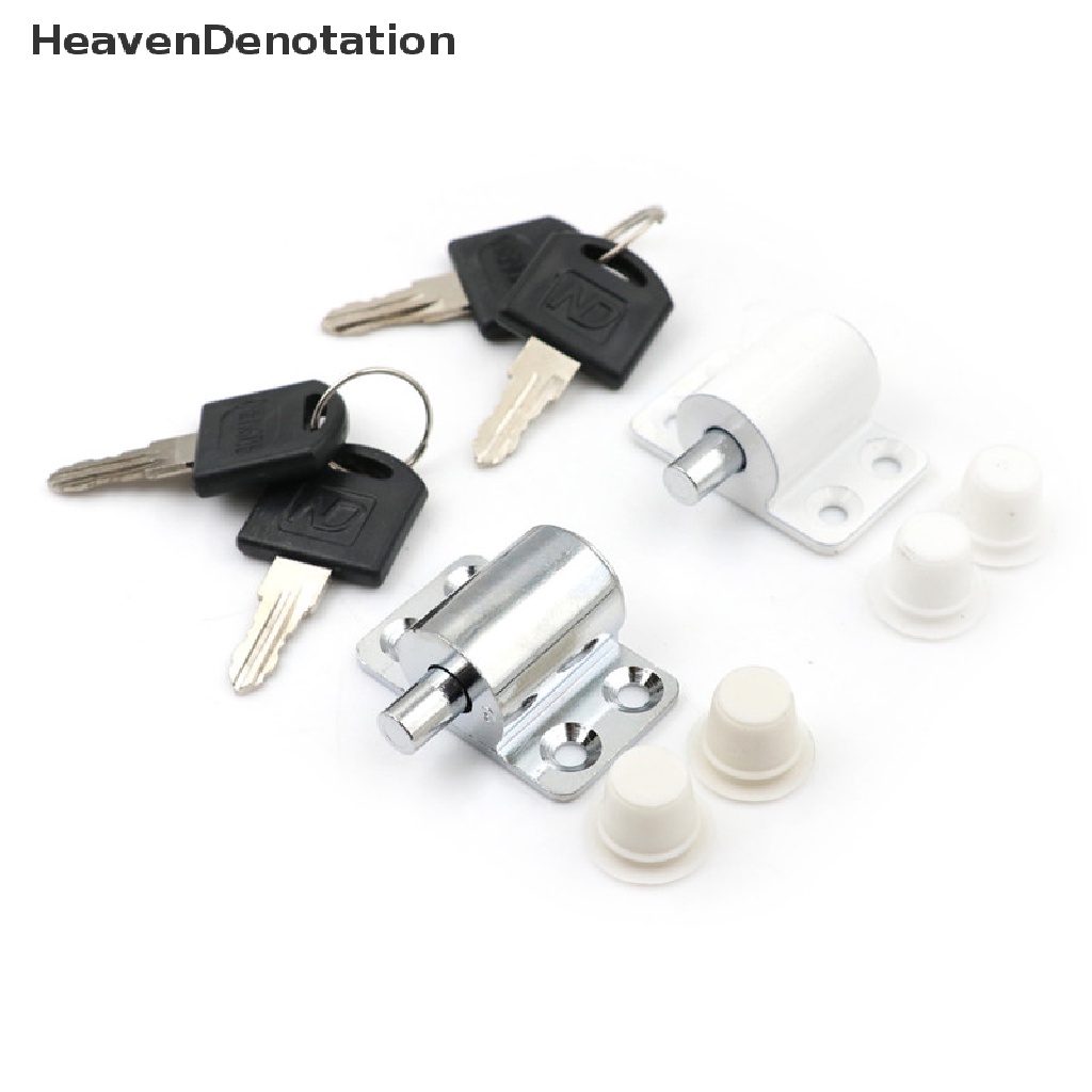 [HeavenDenotation] Pengaman Anak Pintu Sliding Teras Jendela Baut Pengunci Catch Push Lock HDV