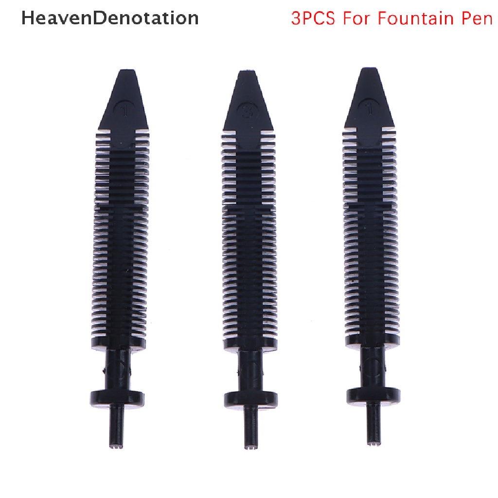 [HeavenDenotation] 3pc Feed Nib Fountain Pen Sistem Wastafel Ganda Untuk Debit Tinta Lebih Halus HDV