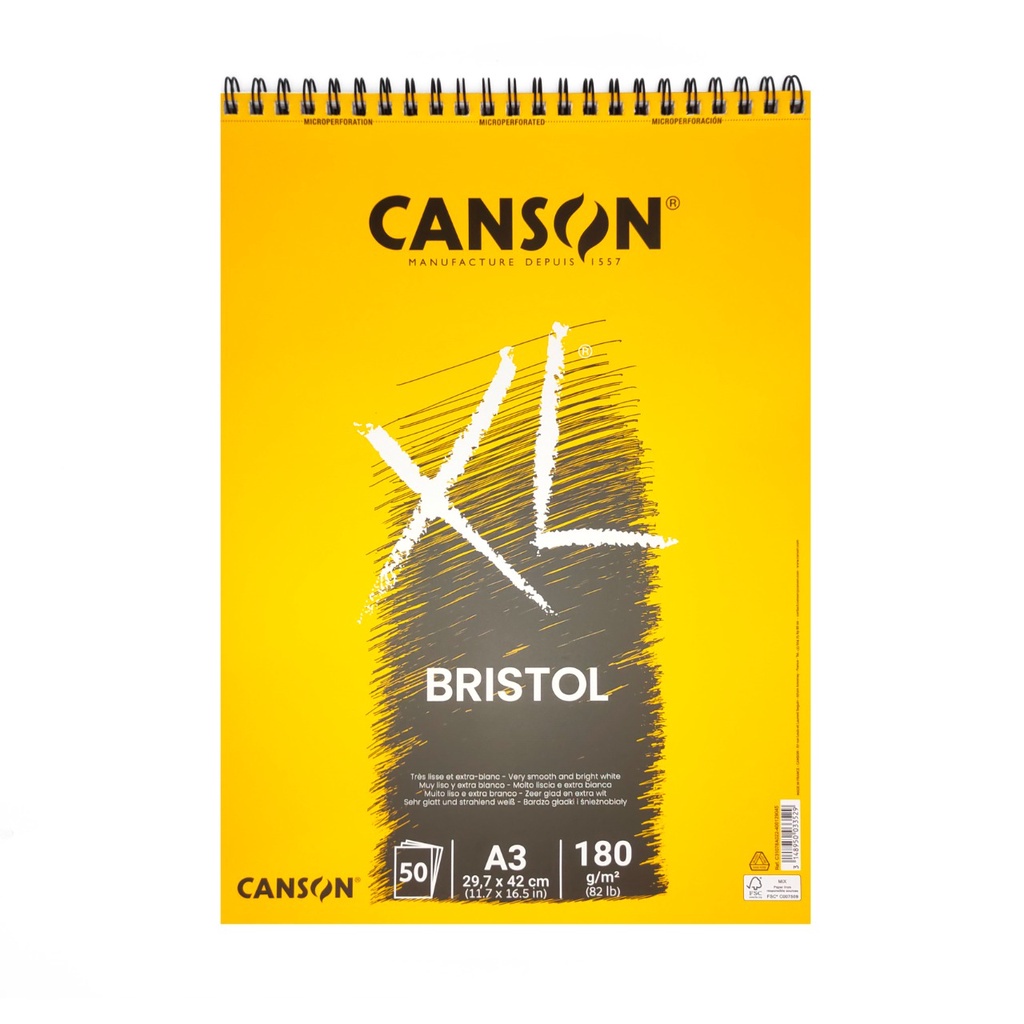

Canson XL Bristol Kertas Sketsa Gambar Lukis A3 50 Lembar 180gsm
