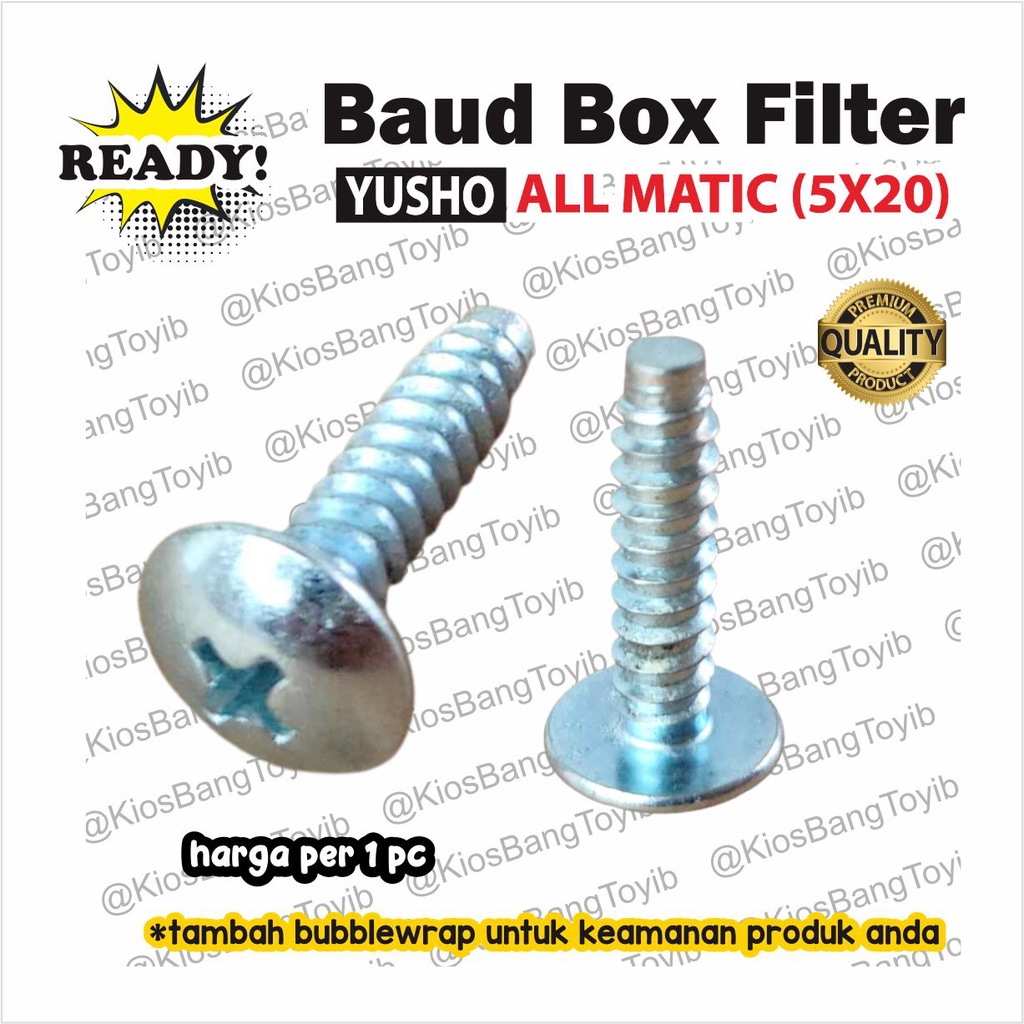 Baut Skrup Sekrup Box Filter All Matic 5x20 VARIO BEAT SCOOPY (yusho)