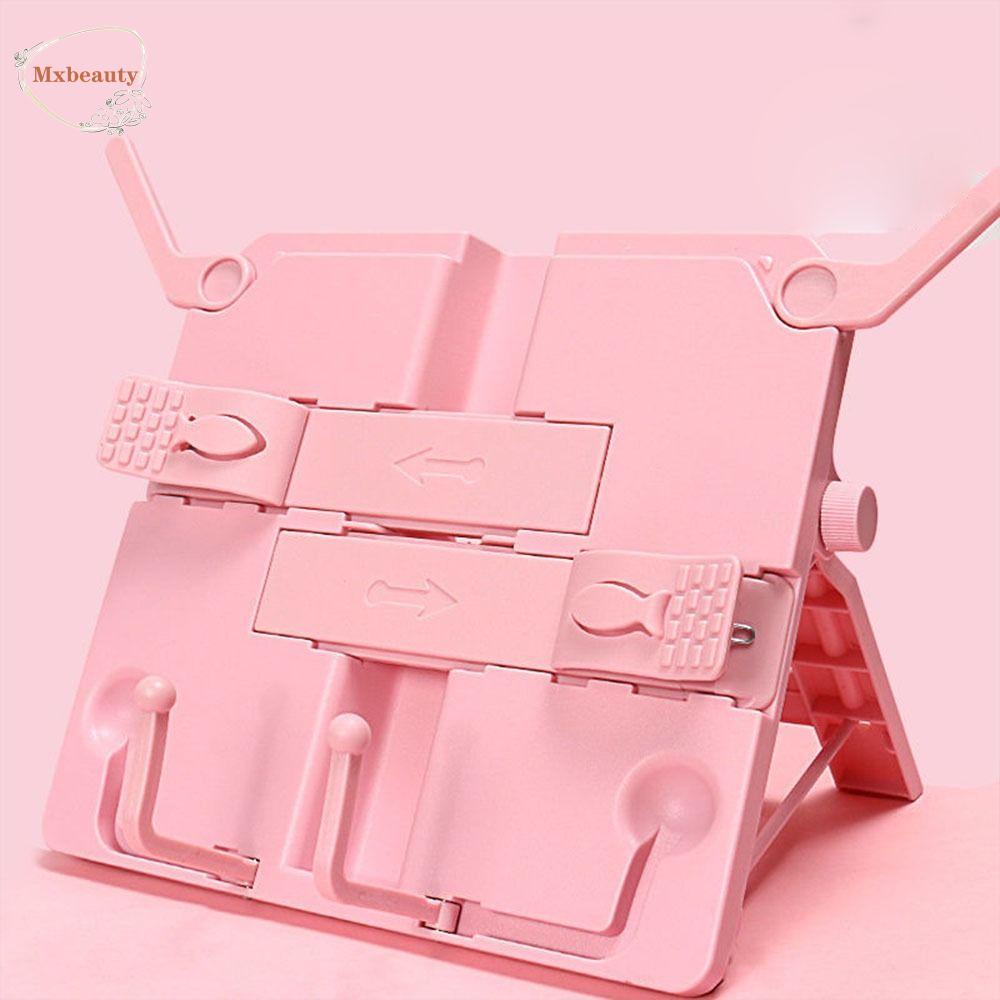 Mxbeauty Book Stand Laptop Portable Kokoh Siswa Stationary Kaligrafi Rak Resep Membaca Buku Buku Buku Ajar Buku Masak Reading Stand