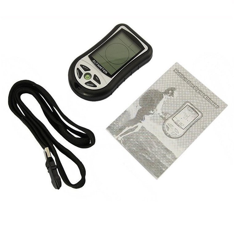 Mini 8 in1 LED Digital Multifunction Outdoor Compass - RV77