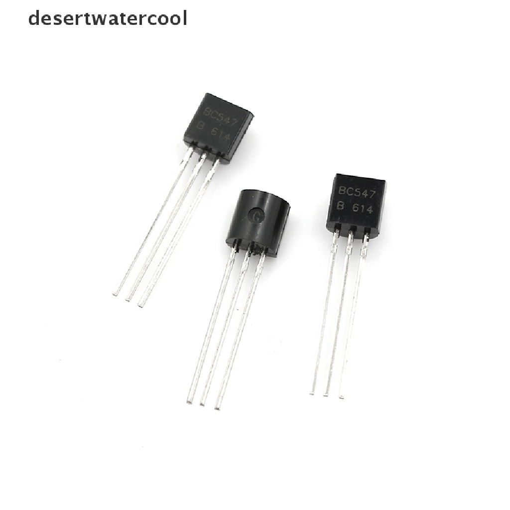 Deid 100Pcs BC547 TO-92 NPN 45V 0.1A Komponen Transistor NE Martijn