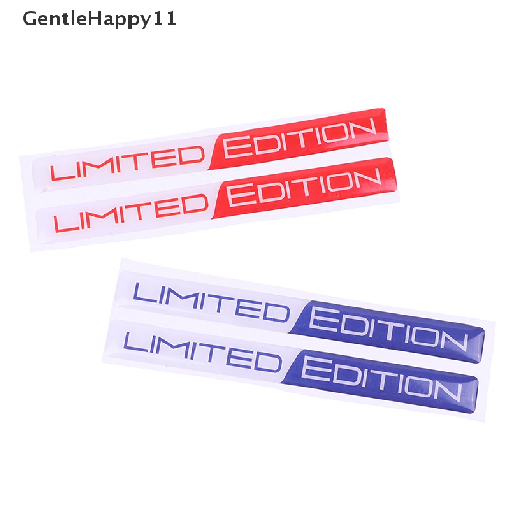 Gentlehappy 3D Stiker Mobil Limited Edition Emblem Badge Decal Case Stiker Styling Mobil id