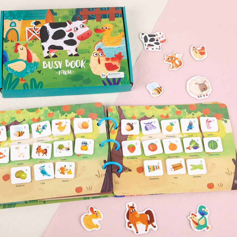 Needway   Sibuk Buku Pencerahan Tk Preschool Book Permainan Edukasi Hadiah Natal Bayi Buku Tenang Mainan Edukasi Dini