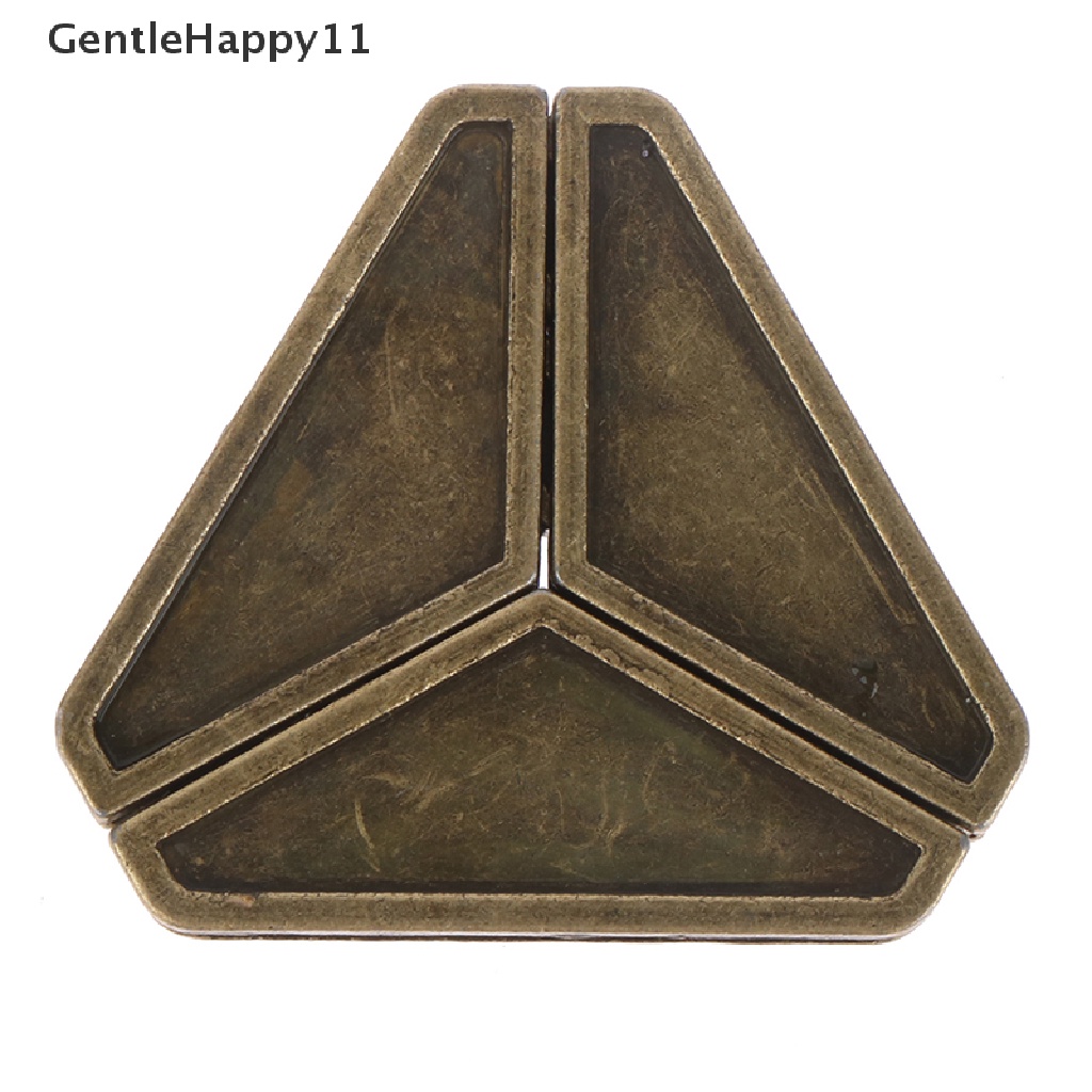 Gentlehappy Bermuda Baru Segitiga Metal Mainan Dewasa Intelektual Membuka Mainan Anak id