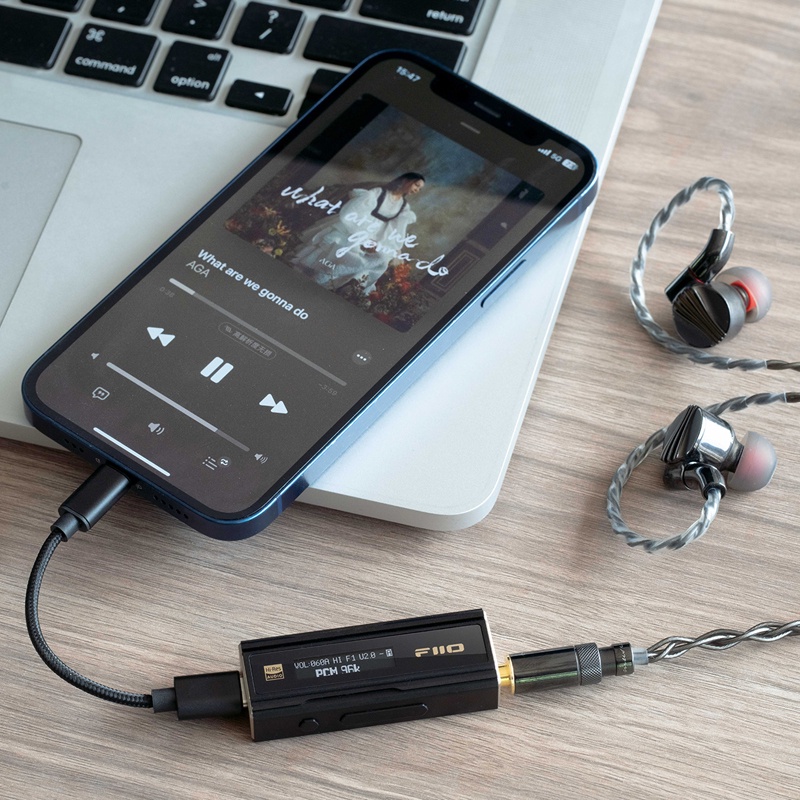 Fiio KA5 Hi-Res Portable DAC Headphone Amplifier Ampli Dual CS43198 Chip Dual 8261 amps PCM768/32bit DSD256 Output 3.5/4.4mm