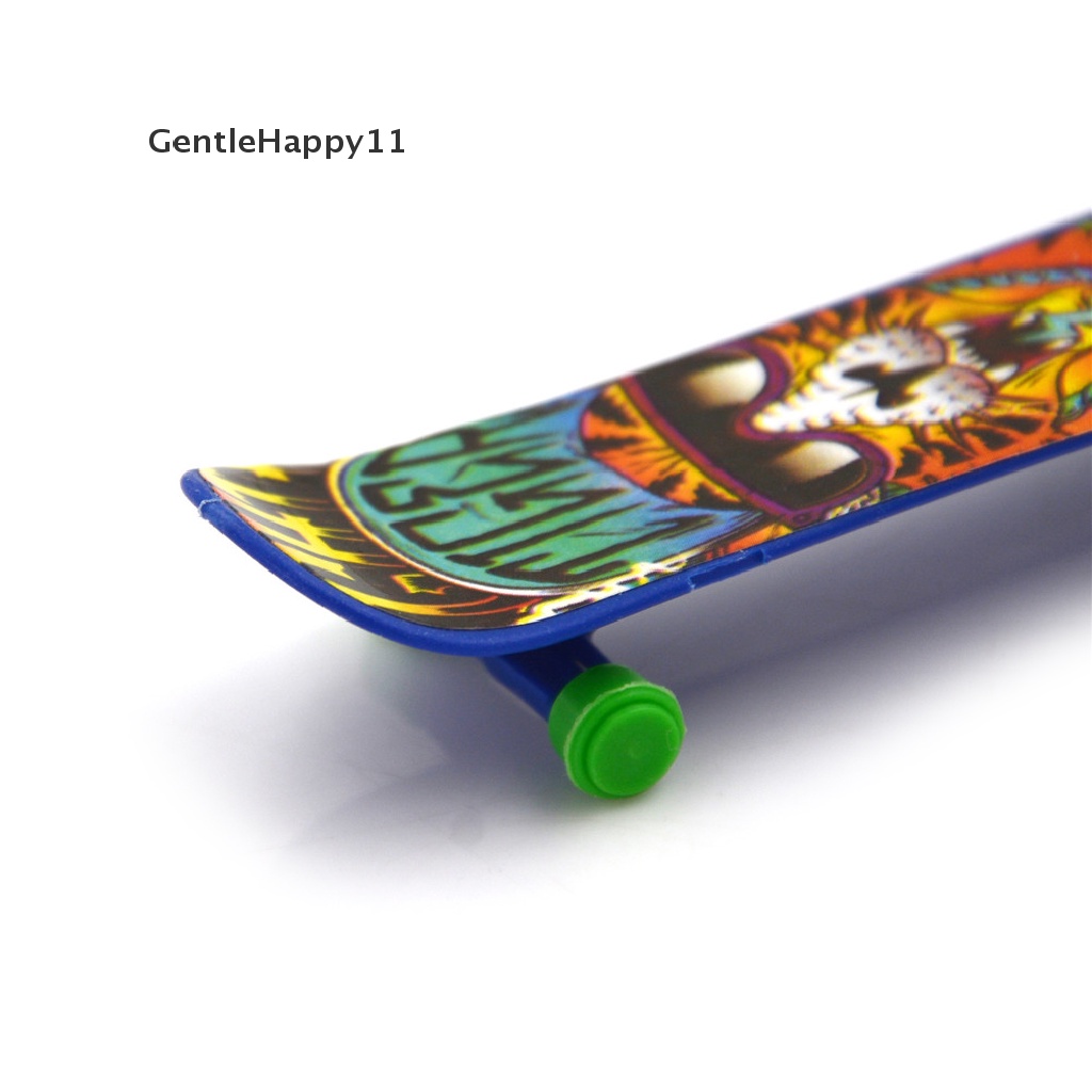 Gentlehappy 1PCS Mainan Fingerboard Skateboard Jari Mini Plastik Mainan Papan Skate id