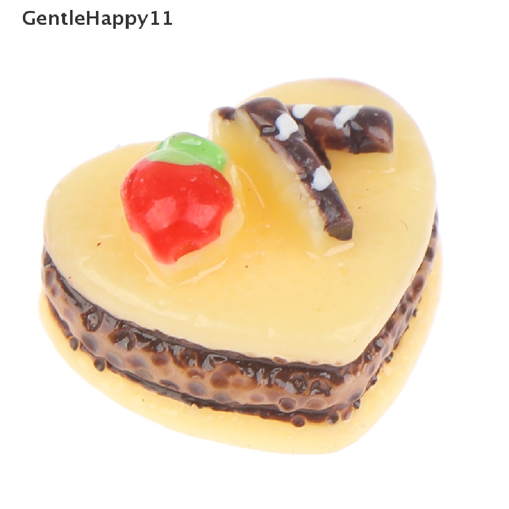 Gentlehappy Rumah Boneka Teh Siang Mini suit Dessert Miniatur Pretend play Mainan Dapur id