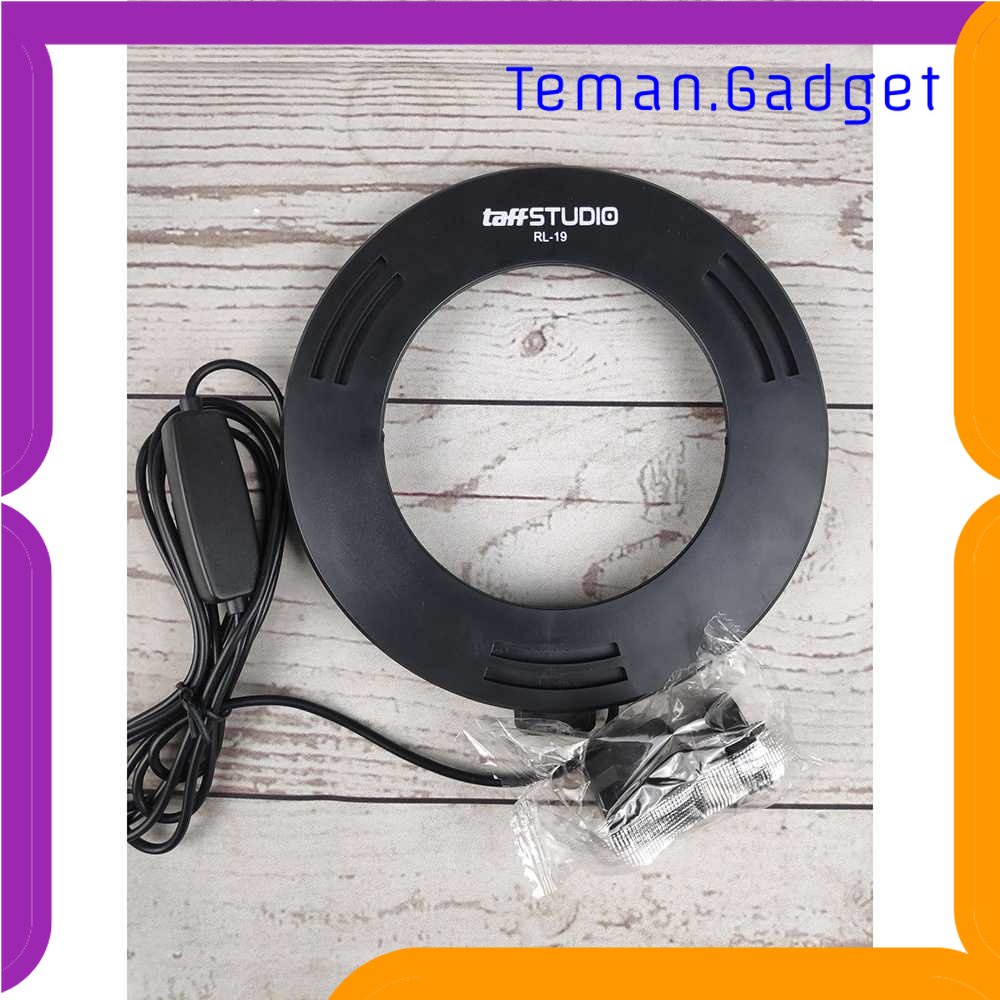 TG - KMR TaffSTUDIO Lampu Halo Ring Light LED Kamera 8W 6 Inch - RL-19