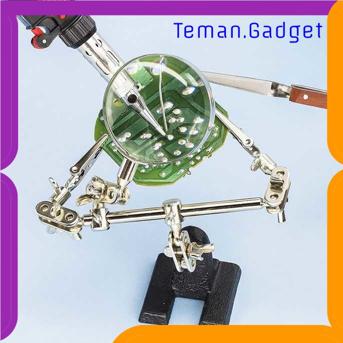 TG - ATK ZEAST Helping Hand Tool Kaca Pembesar dengan Penjepit - TE-805