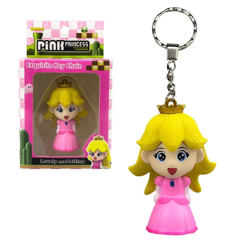 18 Pcs/12 Pcs/6 Pcs Super Mario Peach Princess Bros Action Figure Mainan Boneka Luigi Yoshi Mushroom Kid Gift Toy