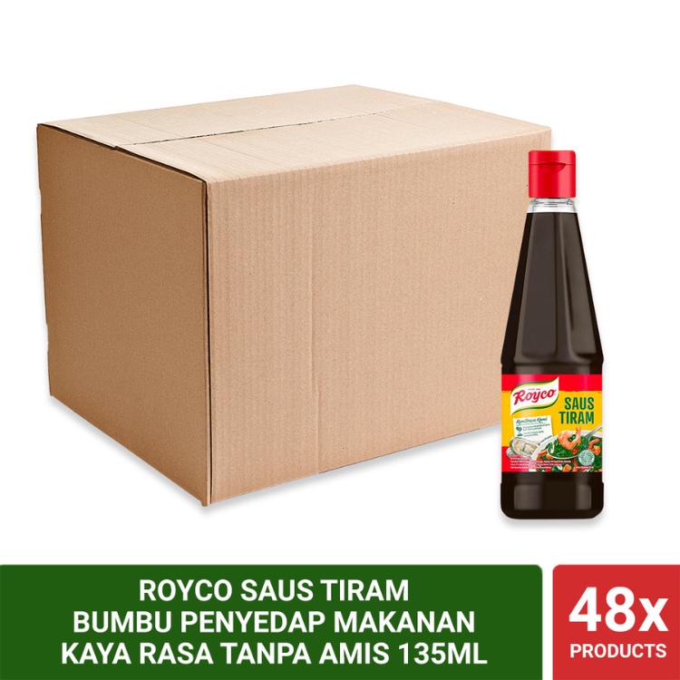 

Royco Saus Tiram Bumbu Penyedap Makanan Kaya Rasa Tanpa Amis 135ml (Isi 48)