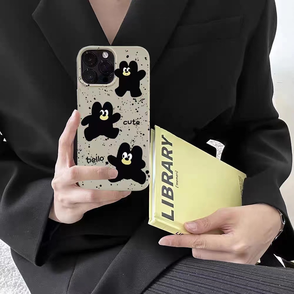 Cocok Untuk Iphone14 Pro Max Casing Ponsel iPhone Glossy TPU Soft Phone Case Kamera Perlindungan Tahan Guncangan Gaya Sederhana Kompatibel Dengan Iphone13 13pro 13prm iPhone 11 7Plus 8Plus Xr XS 12 Pro Max Casing Ponsel