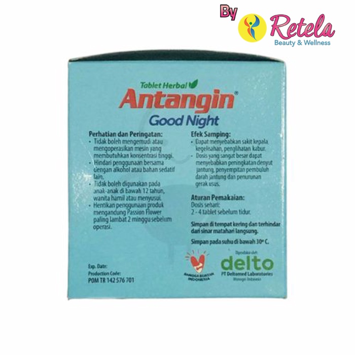 ANTANGIN GOODNIGHT 1 STRIP 4 TABLET