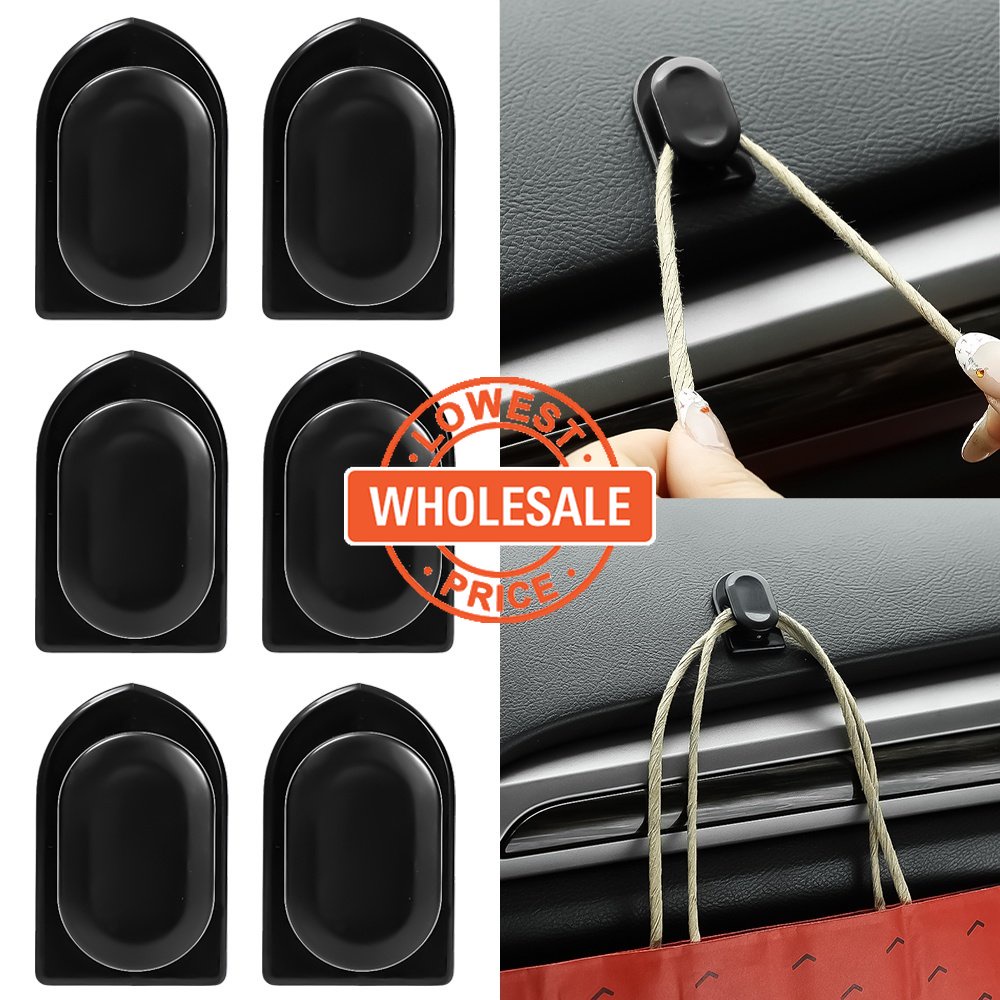 [Harga Grosir] Car Mini Invisible Hook Multifungsi Auto Dashboard Self-Adhesive Seamless Holder Universal Kabel Mobil Headphone Kunci Rak Penyimpanan Auto Interior Organizer