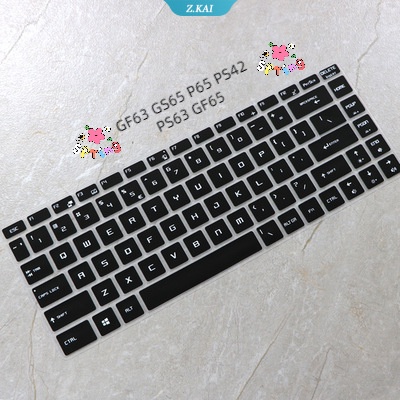 Pelindung Keyboard Laptop Anti Air Untuk GF63 GS65 P65 PS42 PS63 GF65 Kualitas Tinggi Keyboard Silicone Cover Penutup Debu [ZK]