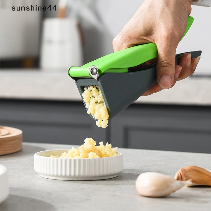 Sunshine Garlic Press Chopper Slicer Hand Presser Penggiling Penghancur Alat Dapur ID